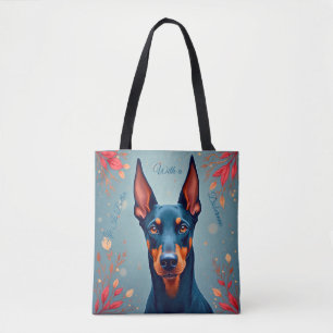 Süße Dobermann-Tasche – Passendes Geschenk für Tie Tasche
