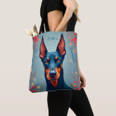 Süße Dobermann-Tasche – Passendes Geschenk für Tie Tasche (Von Nahem)