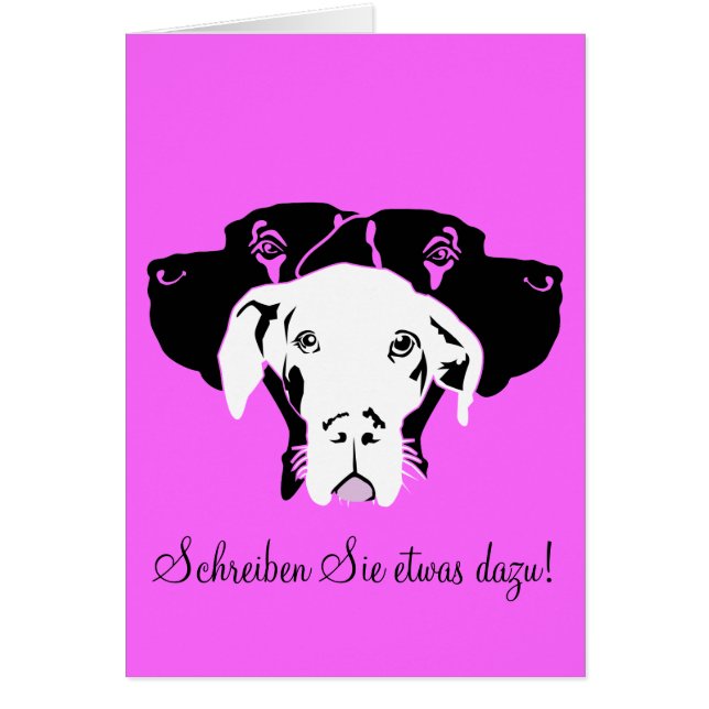 Süße Dogge in weiß (Vorne)