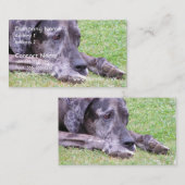 Süße Dogge-Visitenkarten Visitenkarte (Vorne/Hinten)