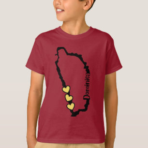 süße Dominica-Karte T-Shirt