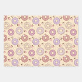 Süße Donut mit Sprinklen Geschenkpapier Set (Vorderseite 3)