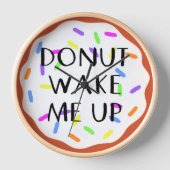 Süße Donut-Uhr Uhr (Vorderseite)