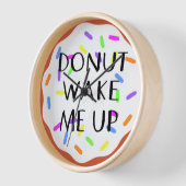 Süße Donut-Uhr Uhr (Winkel)