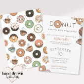 Süße Donuts Abschiedsparty-Einladung Einladung