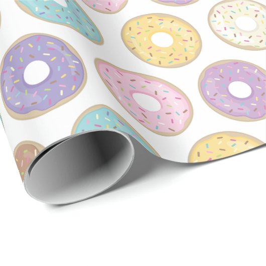 Süße Donuts Geschenkpapier (Rolleneckpunkt)