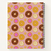 Süße Donuts Spiralblock Notizblock (Rückseite)
