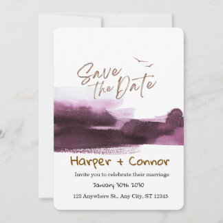 Süße Doodle-Hochzeit Save-the-Date-Einladung Einladung