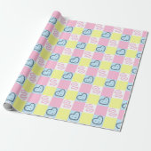 Süße Doodle-Nahtlos-Muster-Wrap-Papier Geschenkpapier (Ungerollt)