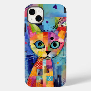 Süße dreifarbige Katze Personalisierte Case-Mate iPhone 14 Plus Hülle