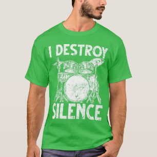 Süße Drum-Set-Kunst Männer Frauen Schlagzeug Rocke T-Shirt