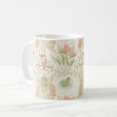 Süße Dschungel Frösche & Vögel Kaffeetasse (Vorderseite Links)