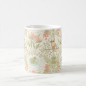 Süße Dschungel Frösche & Vögel Kaffeetasse (Mittel)