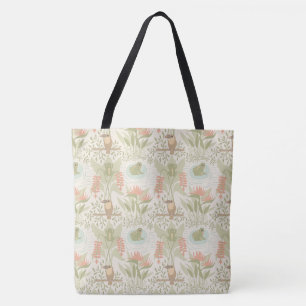 Süße Dschungel Frösche & Vögel Tasche