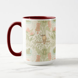 Süße Dschungel Frösche & Vögel Tasse