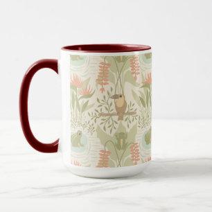 Süße Dschungel Frösche & Vögel Tasse