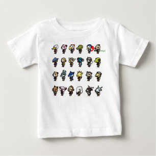 Süße Dschungel- & Waldtiere Personalisiertes Baby- Baby T-shirt