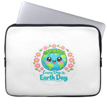 Süße Earth Day-Elektronik-Tasche