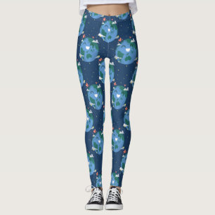 süße Earth Day Leggings