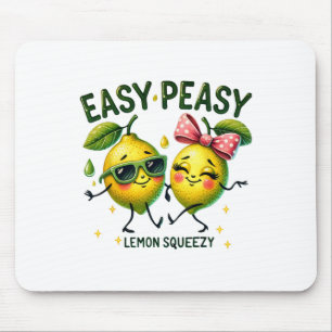 Süße Easy Peasy Lemon Squeezy Hallo Sommerferien Mousepad