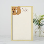Süsse-Eichhörnchen-Briefpapier Briefpapier (Stehend Vorderseite)