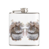 Süße Eichhörnchen Flachmann (Vorderseite)