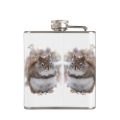 Süße Eichhörnchen Flachmann (Rückseite)