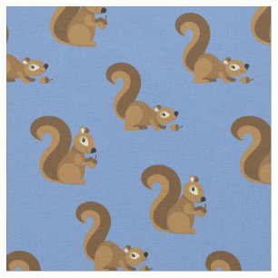 Süße Eichhörnchen Kinder Cartoon Stoff