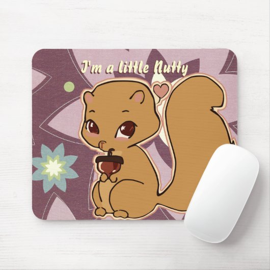 Süsse-Eichhörnchen Mousepad (Mit Mouse)