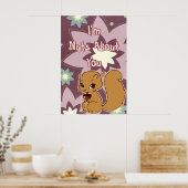 Süsse Eichhörnchenplakat Poster (Küche)