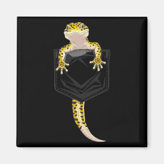 Süße Eidechse Reptil Leopard Gecko Poc Geschenke M Magnet