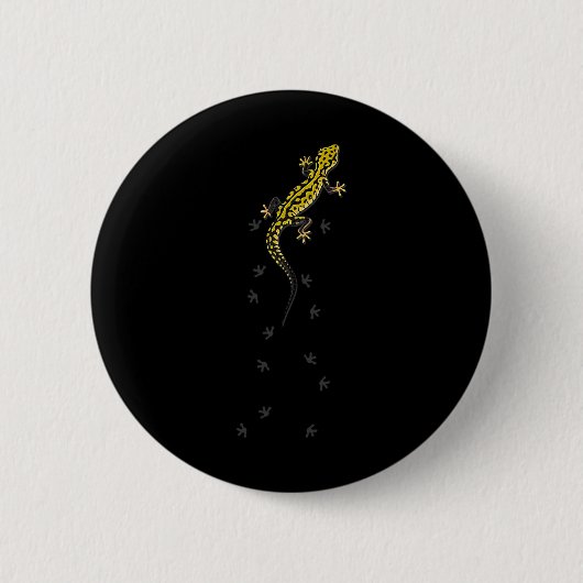 Süße Eidechsen-Reptilien-Leopard-Gecko-Geschenke F Button (Vorderseite)