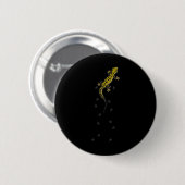 Süße Eidechsen-Reptilien-Leopard-Gecko-Geschenke F Button (Vorne & Hinten)