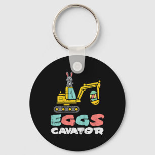 Süße Eier Cavator Osterhase Bagger Süße Jungen Schlüsselanhänger