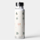 Süße einfache Libellen und Blumen Trinkflasche (rechts)