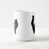 Süße einfache moderne Katzenmutter Kaffeetasse (Mittel)