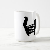 Süße einfache moderne Katzenmutter Kaffeetasse (VorderseiteRechts)