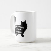 Süße einfache moderne Katzenmutter Kaffeetasse (Vorderseite Links)