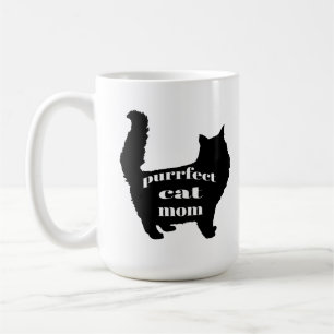 Süße einfache moderne Katzenmutter Kaffeetasse