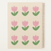 süße einfache Tulpe Planer (Rückseite)