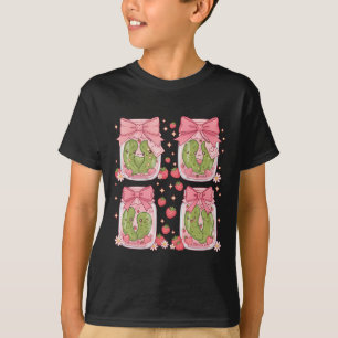 Süße eingelegte Erdbeeren im Kawaii-Stil im Glas z T-Shirt