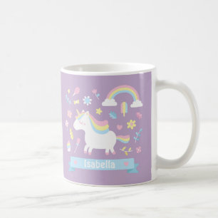 Süße Einhorn Regenbogen Mädchen Tasse
