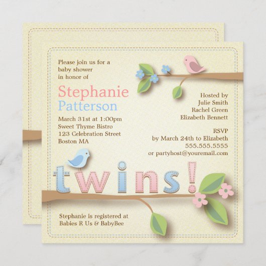 Süße Einladung (Vorne/Hinten)