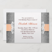 süße Einladung zum 16. Geburtstag (Rückseite)