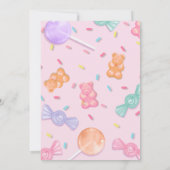 Süße Einladung zum ersten Geburtstag (Rückseite)