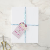 Süße Eis-Geburtstagsgrüße Geschenkanhänger (Mit Garn)