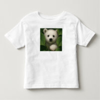 „Süße Eisbär-Kinder-T-Shirts – Wintertier-Tee