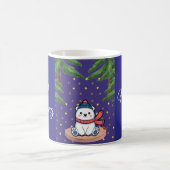 Süße Eisbär-Winter-Kaffeetasse Kaffeetasse (Mittel)