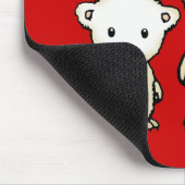 Süße Eisbären-Mauspad Mousepad (Ecke)