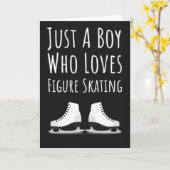 Süße Eiskunstlaufkarten für kleine Jungen Kinder Karte (Gelbe Blume)